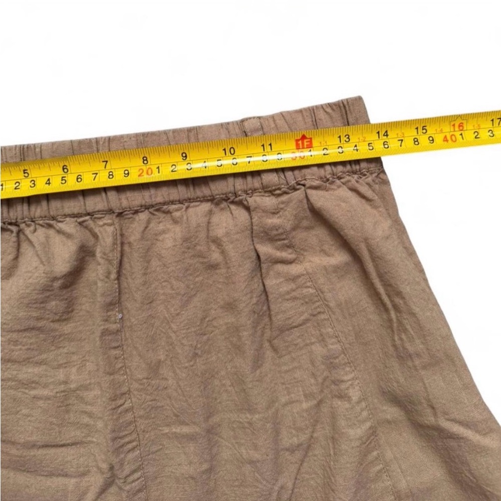 Brown Women's Maxi Skirt with Belt Strap - Picture 3 of 5